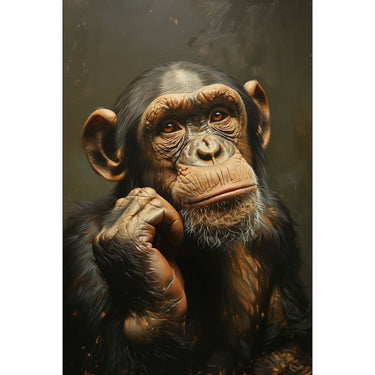 Tableau de Singe Penseur